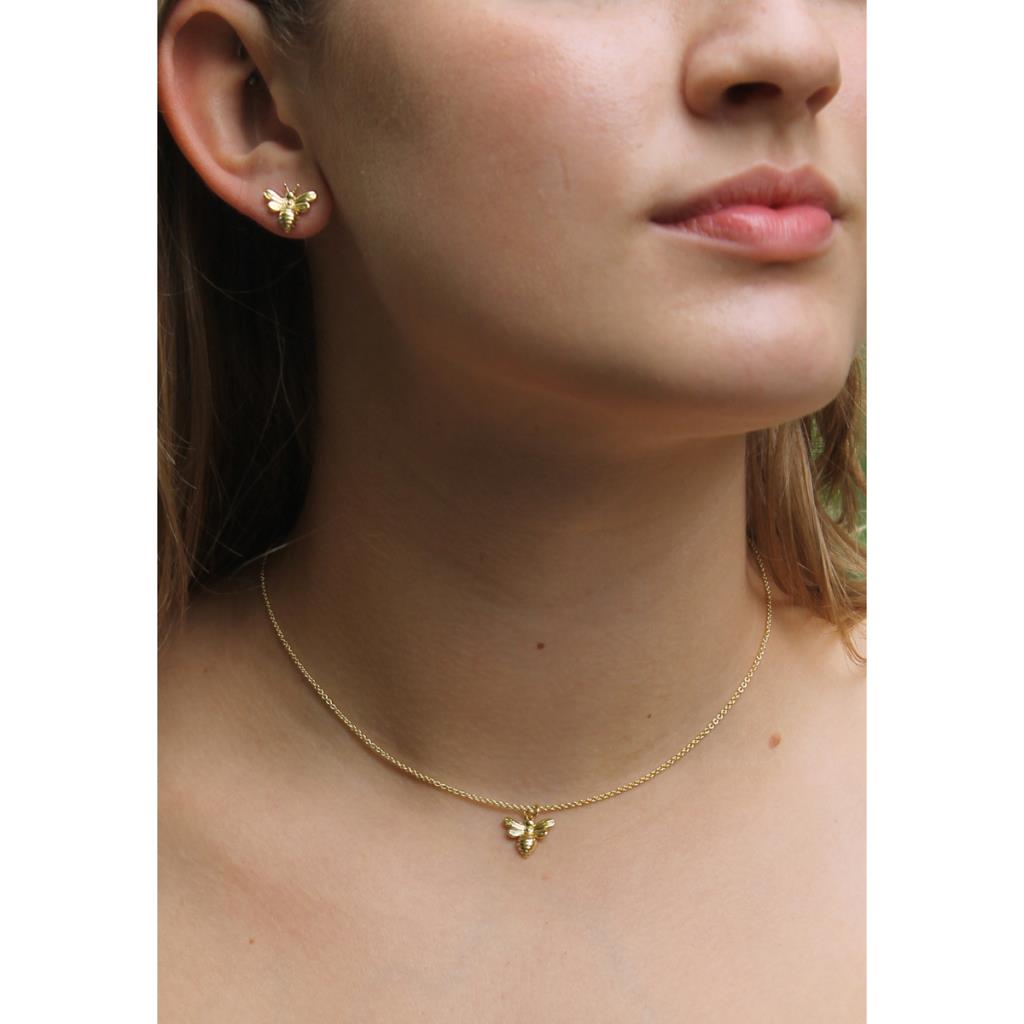 Load image into Gallery viewer, Golden Bee Necklace
