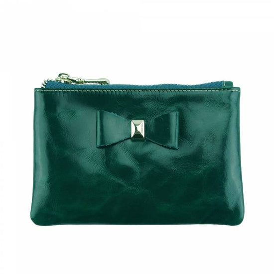 Load image into Gallery viewer, Genoa Green Coin Card Purse
