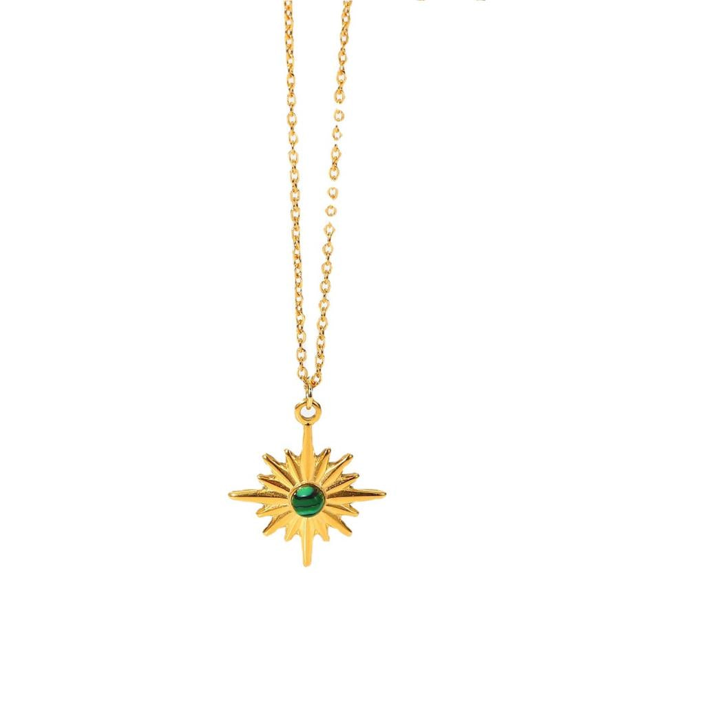 Load image into Gallery viewer, Gold Starburst Necklace
