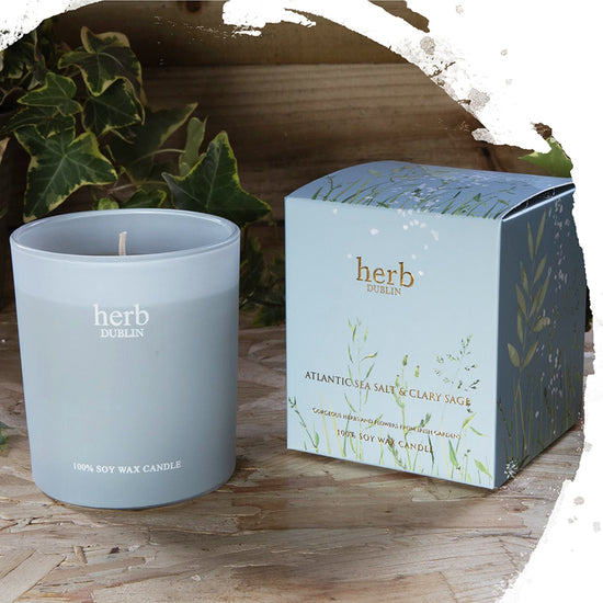 Load image into Gallery viewer, Herb Dublin Atlantic Sea Salt Boxed Candle
