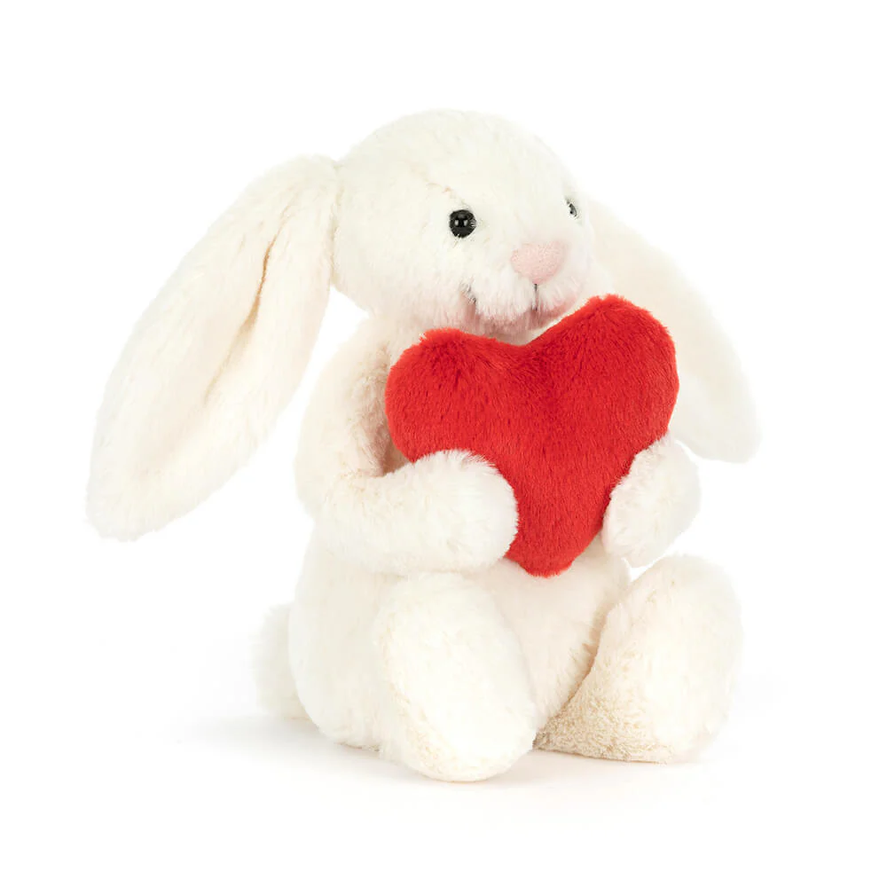 Jellycat Bashful Love Heart Bunny, Little