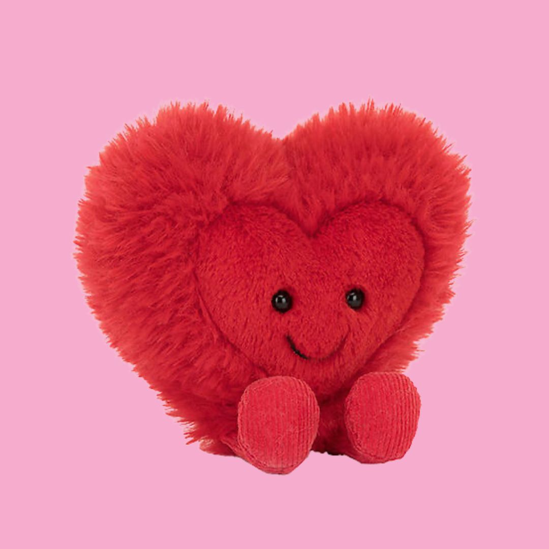 Jellycat Amuseable Beatie Heart Large