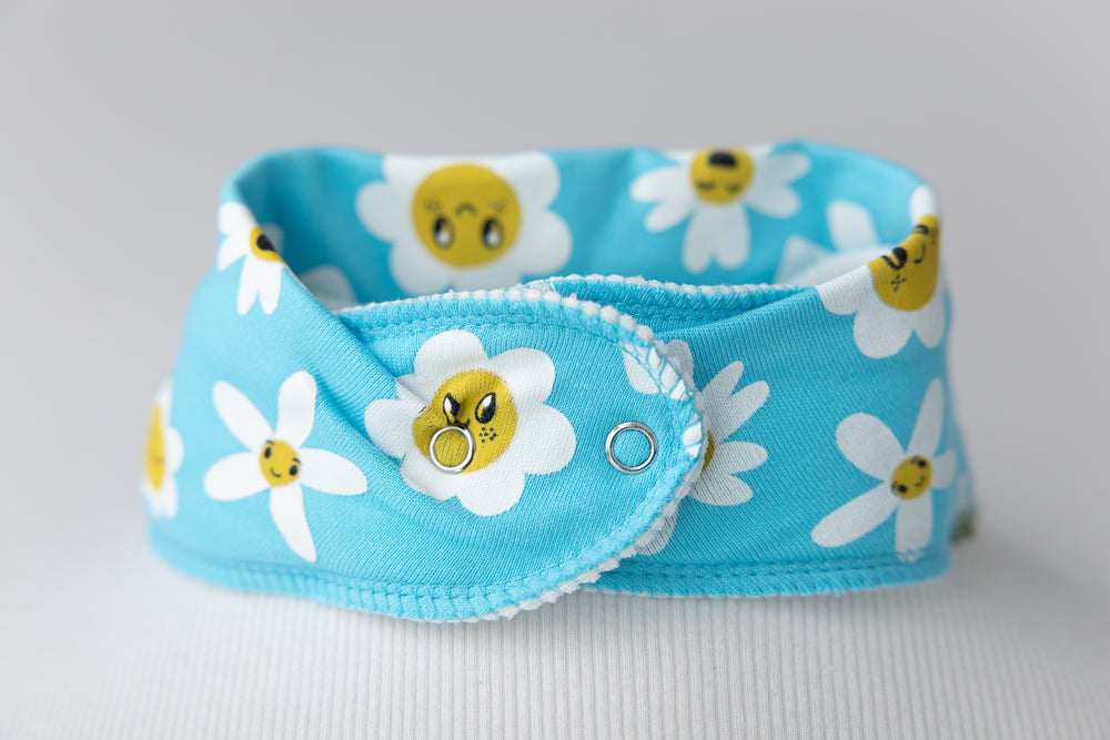 Babyboo Daisies Organic Cotton Bandana Bib