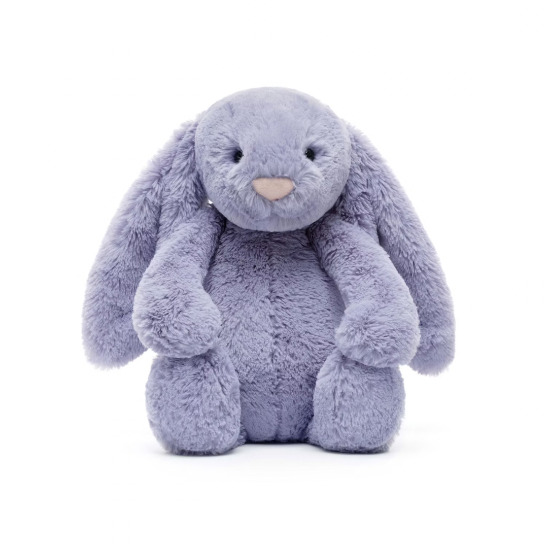 Jellycat bashful bunny viola medium size