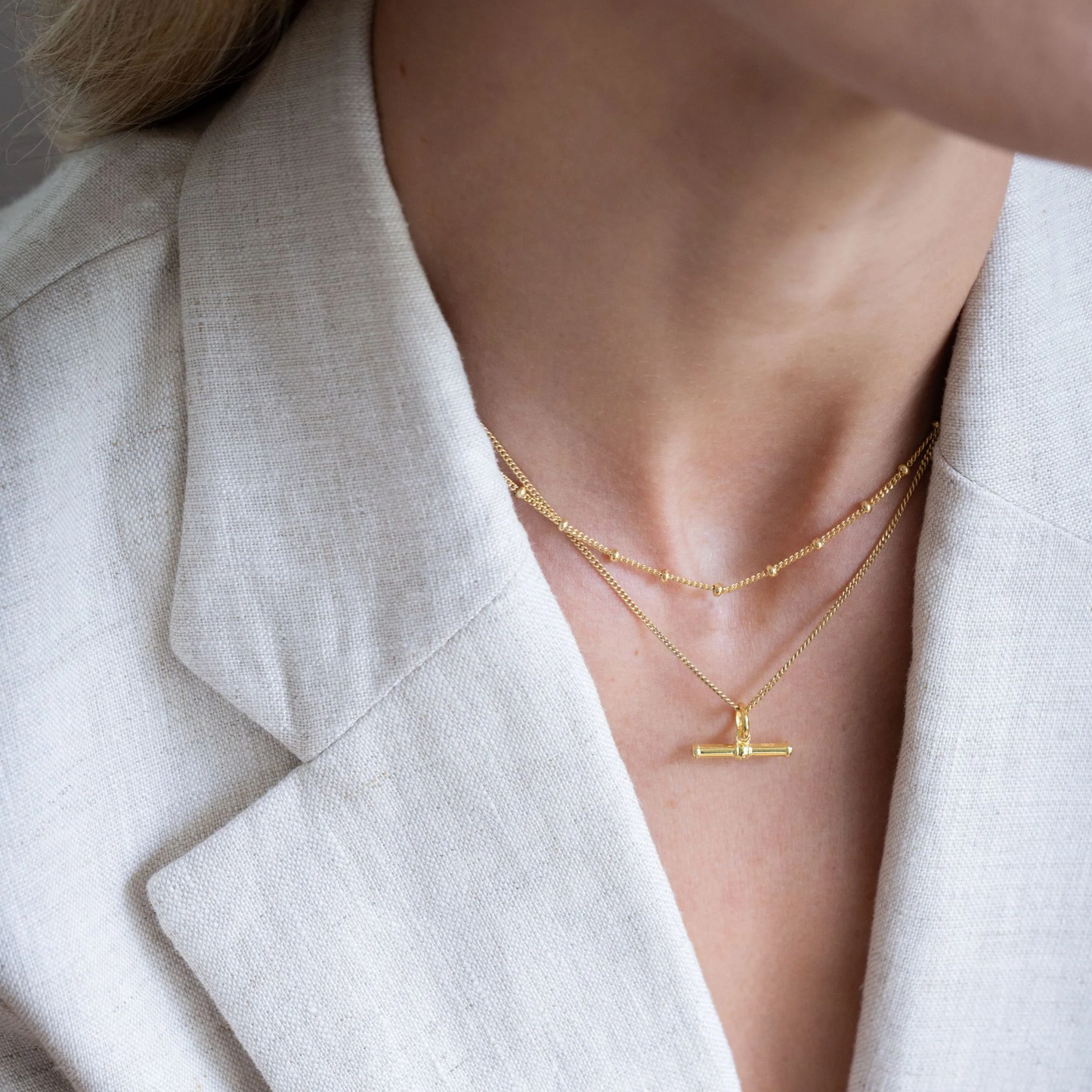 Juvi - T Bar Necklace