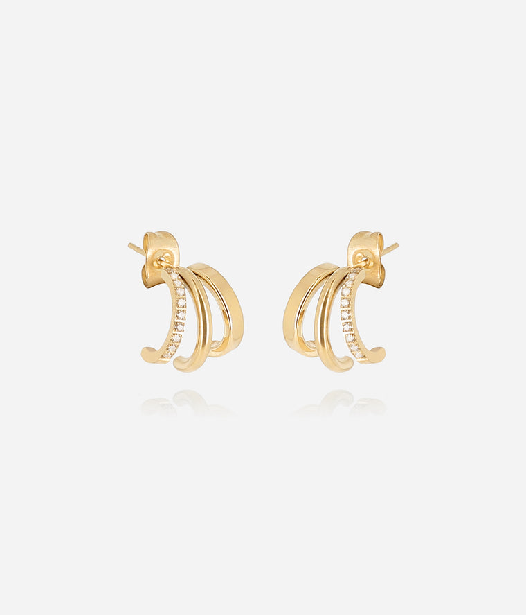 Virginia Multi Huggie Earrings