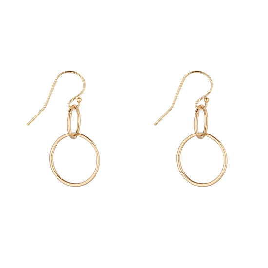 Load image into Gallery viewer, Momuse double circle earring
