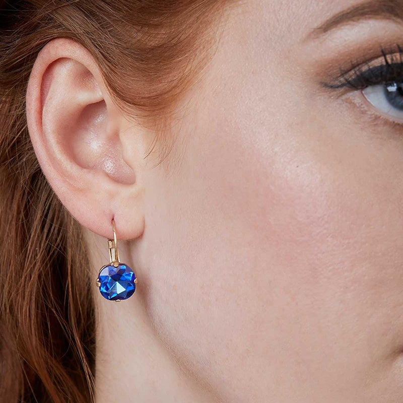 Julie Opal Earrings - Blue