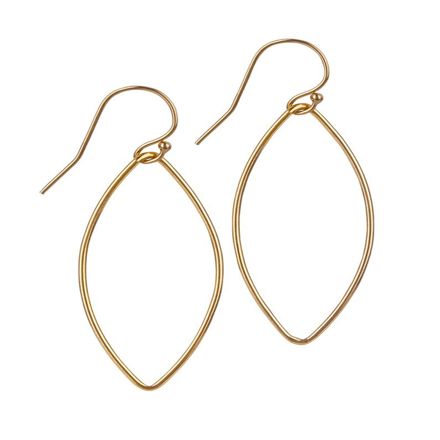 Load image into Gallery viewer, Momuse Gold Filled Oval Earrings - Medium
