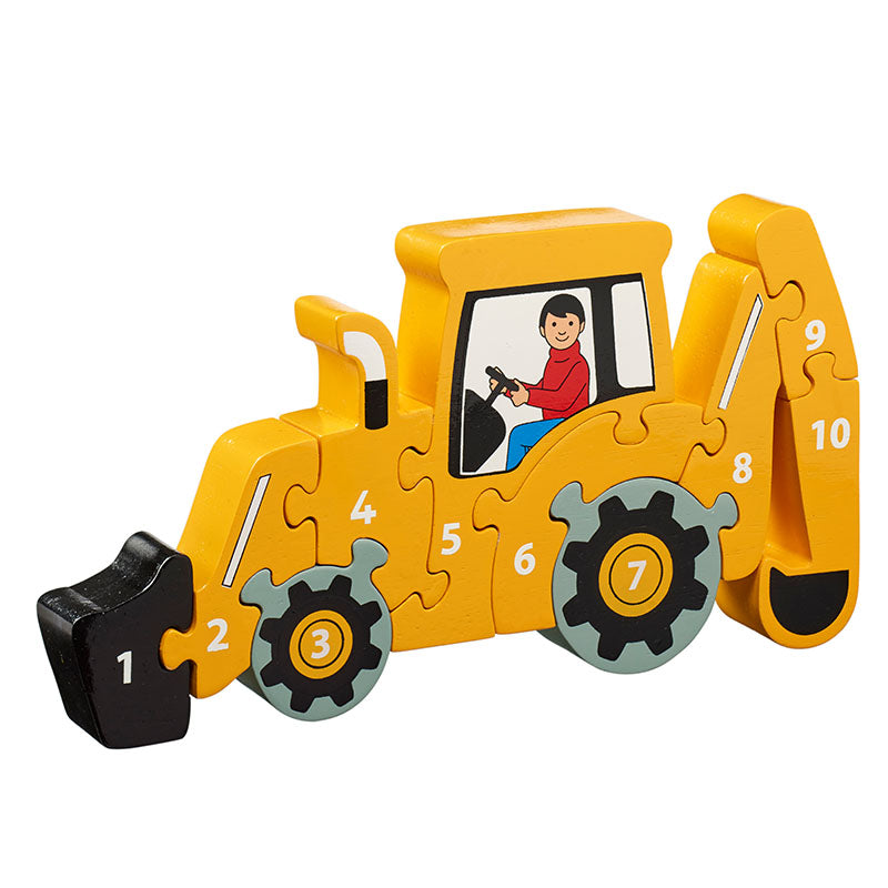 Load image into Gallery viewer, Yellow Digger Jigsaw 1-10
