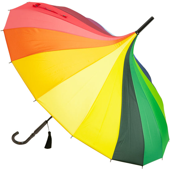 Load image into Gallery viewer, Rainbow Pagoda Umbrella
