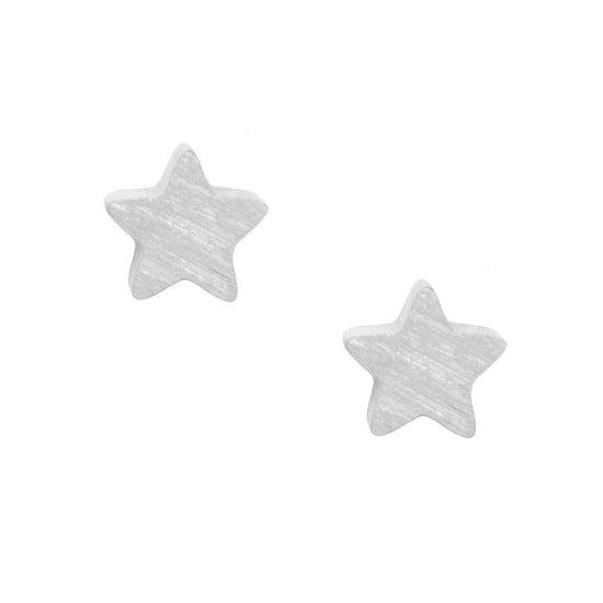 Load image into Gallery viewer, SILVER STAR EARRINGS
