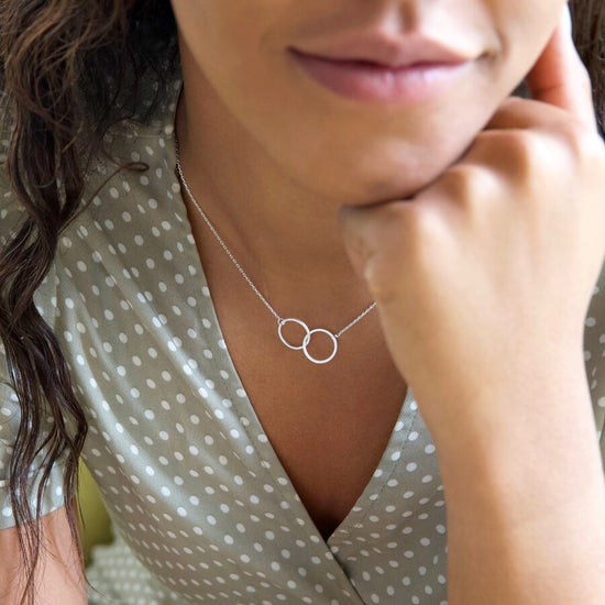 Silver Entwined Necklace