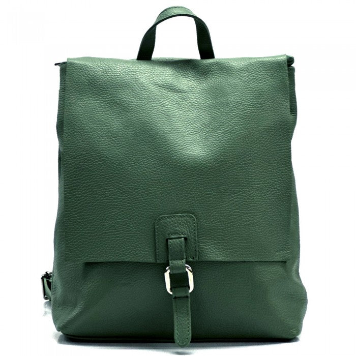 Firenze Leather Backpack Green