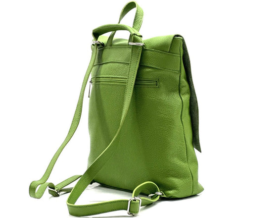 Firenze Leather Backpack Apple