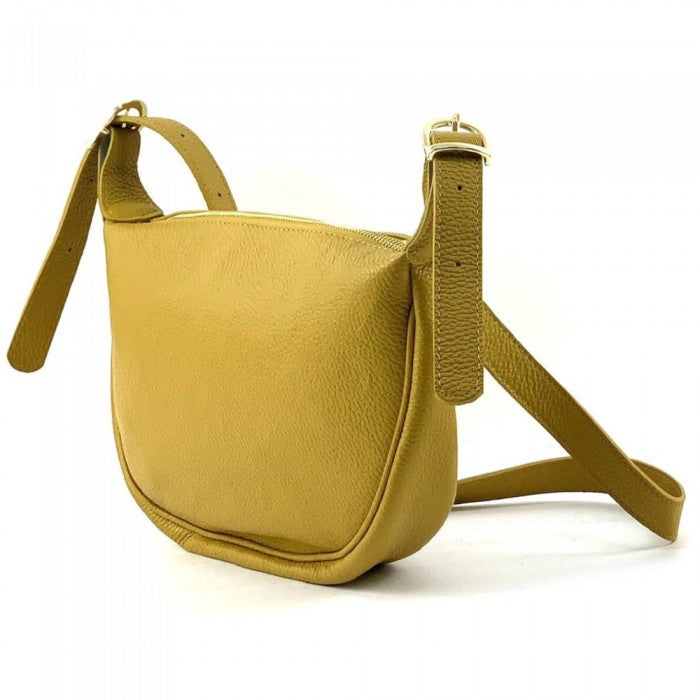 Genoa Leather Crossbody Bag Mustard