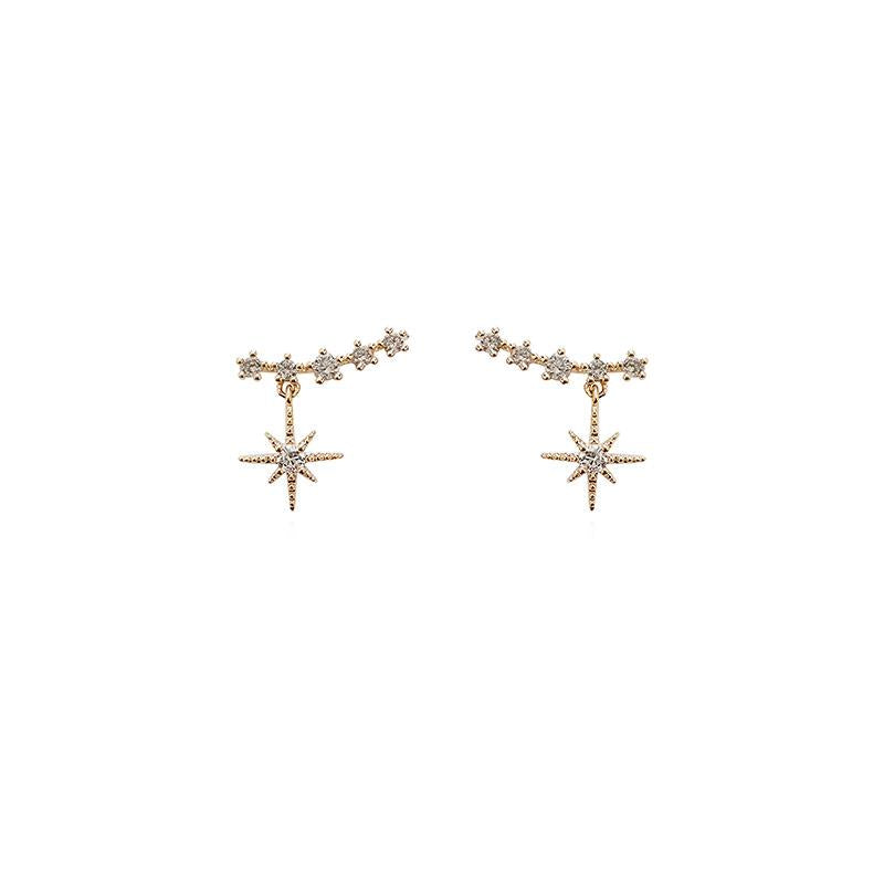 falling star earrings