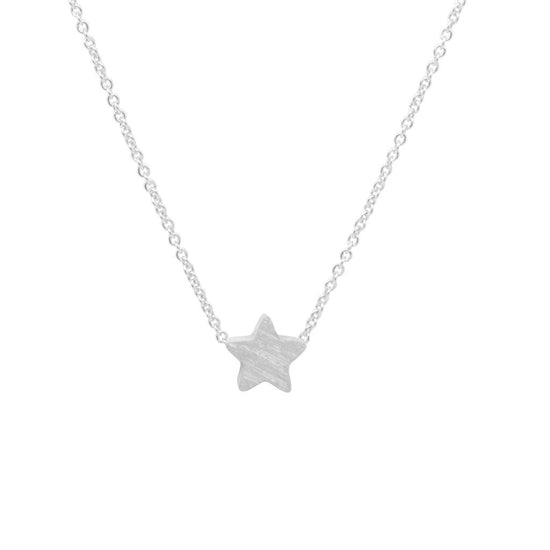 silver star necklace