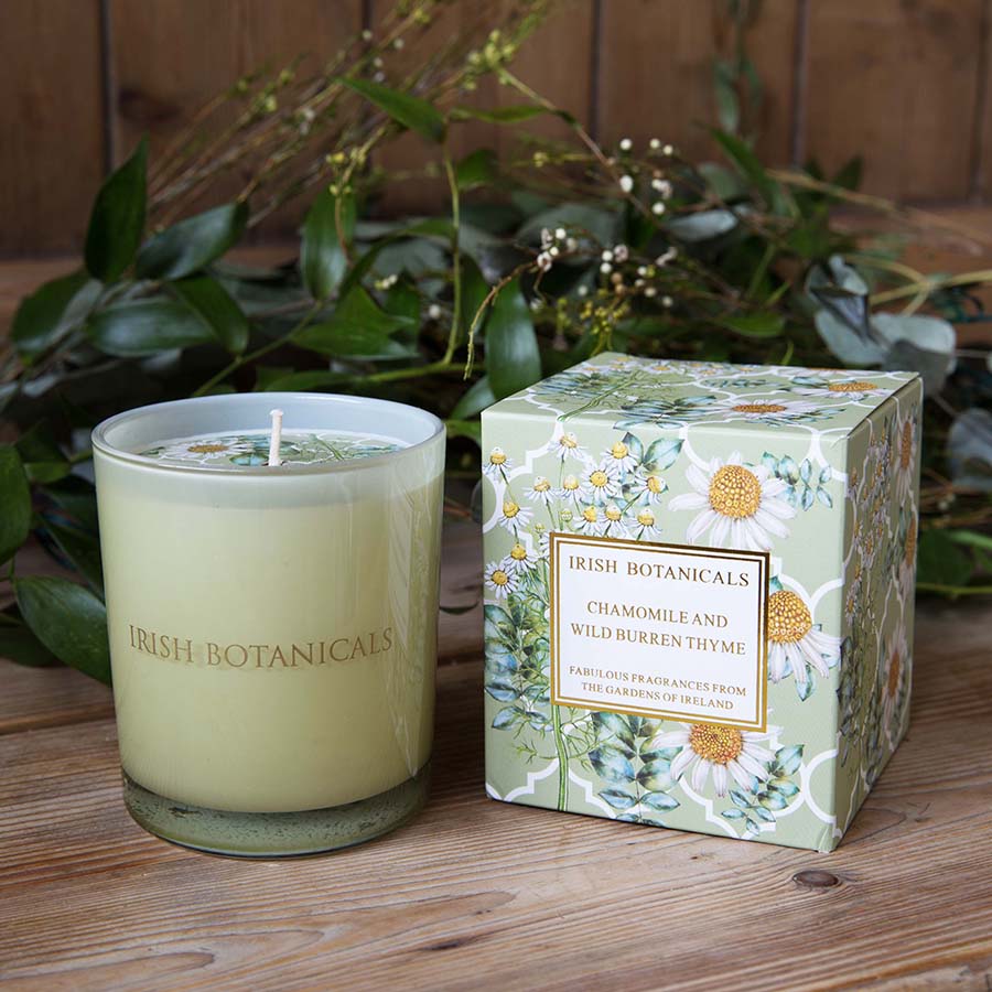 irish-botanicals-chamomile & wild-burren-thyme-candle