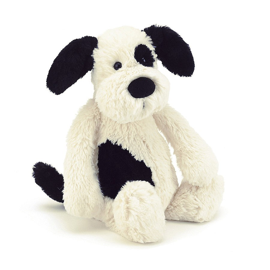 jellycat black and white dog