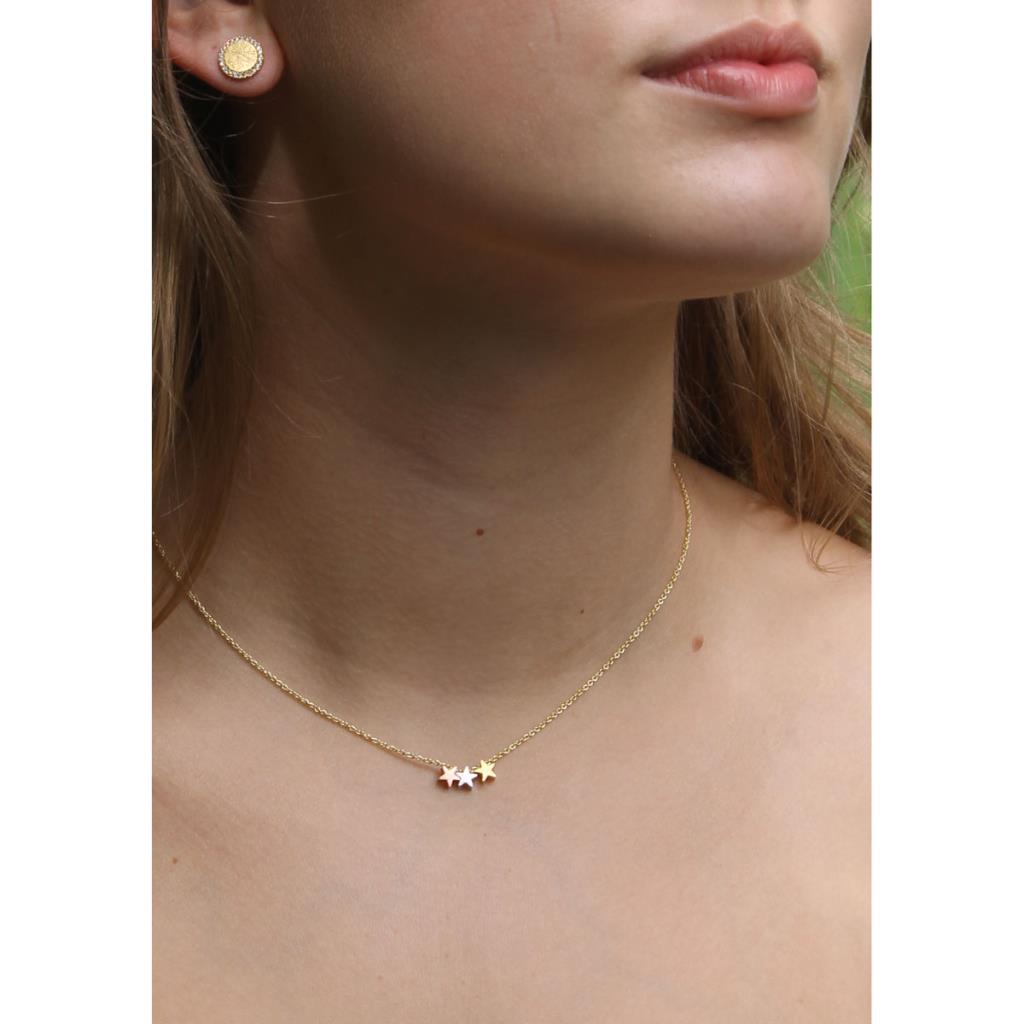 Load image into Gallery viewer, Star Struck Necklace Gold
